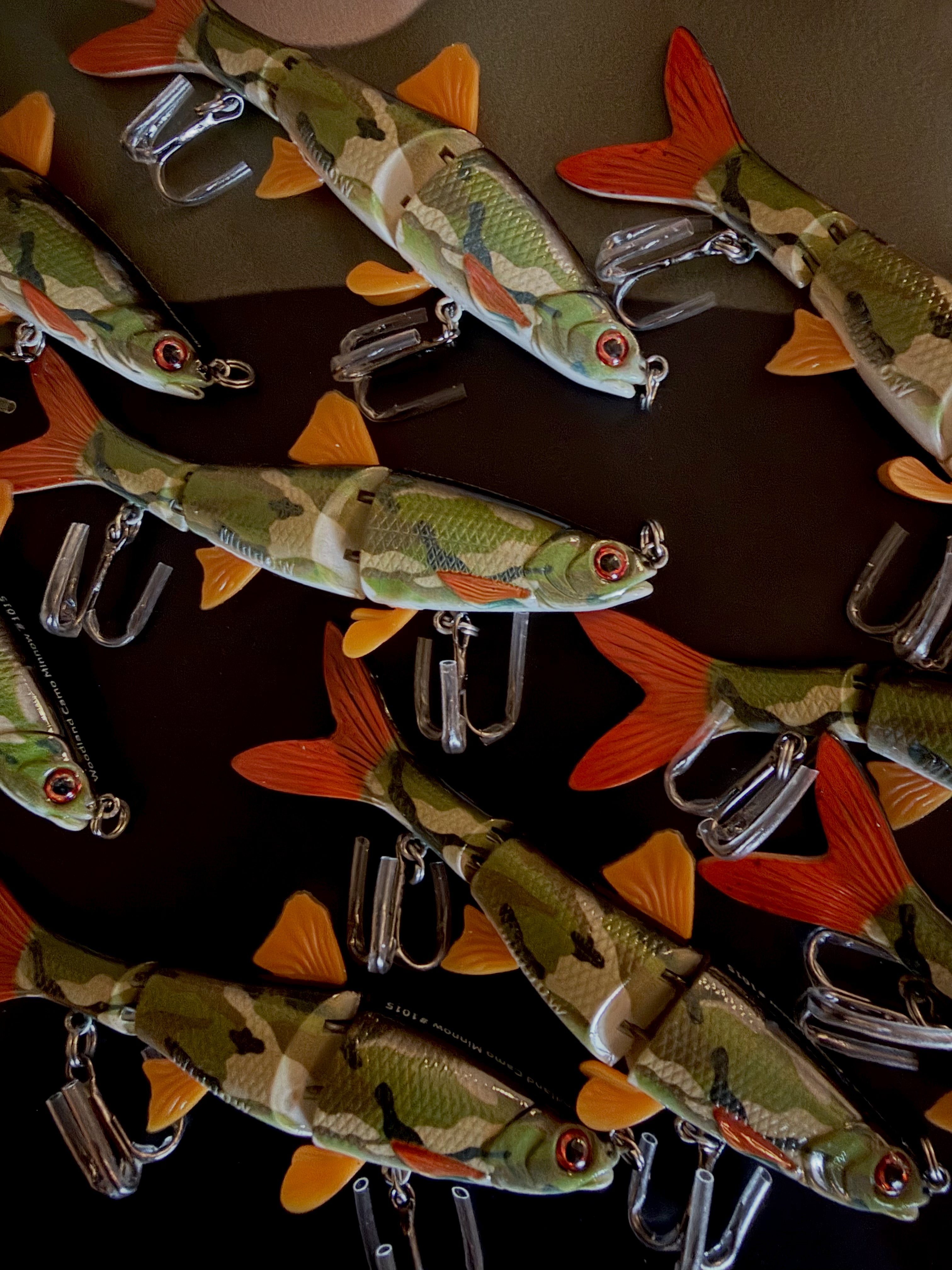 Woodland Camo Minnow (Tin Box)