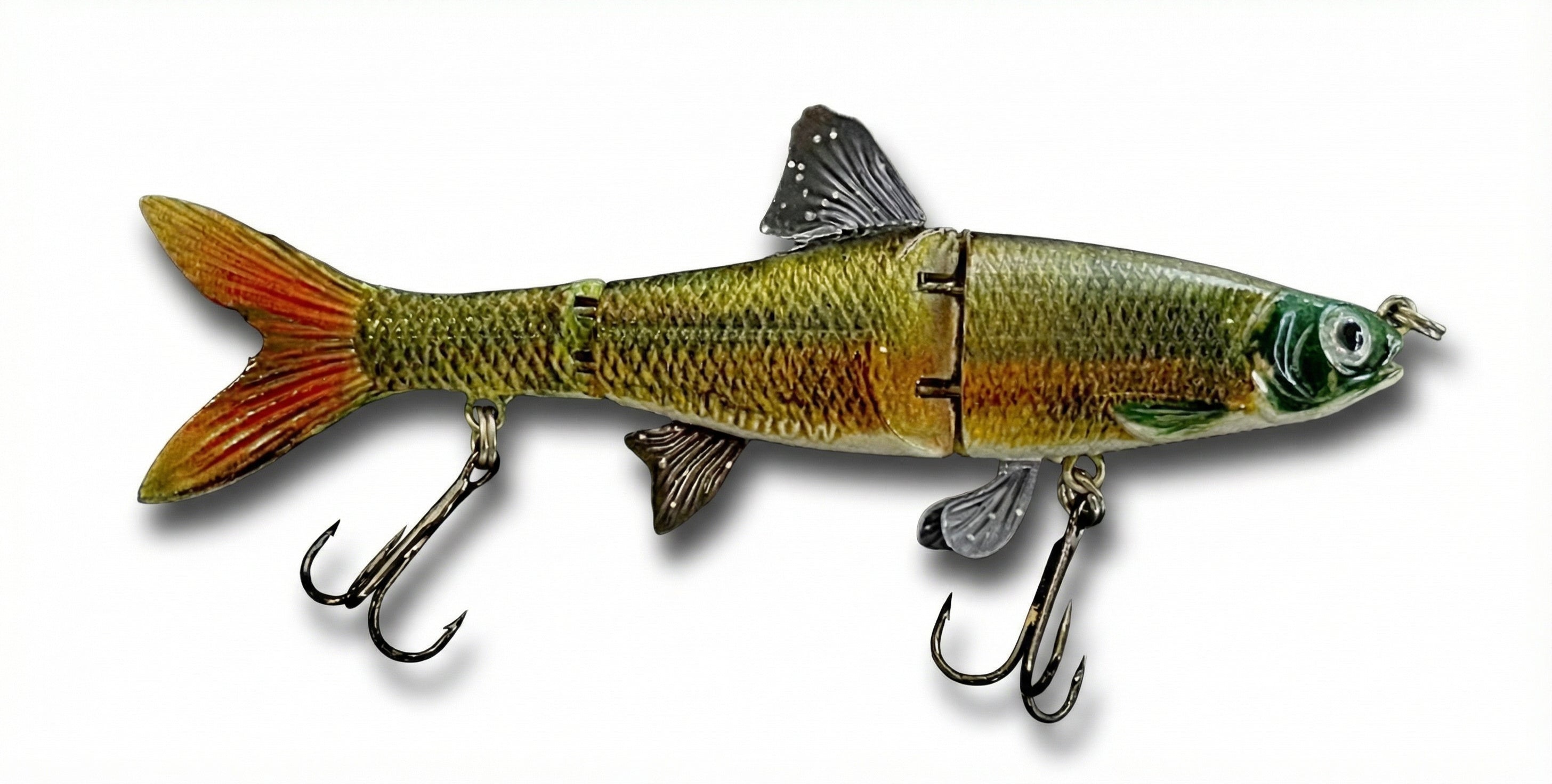 fathead fishing lure Pugnose Minnow Fishing Lure - Best Lure for targeting Bass, Pike, Walleye & more - Swimbait - Realistic Details & Rattle