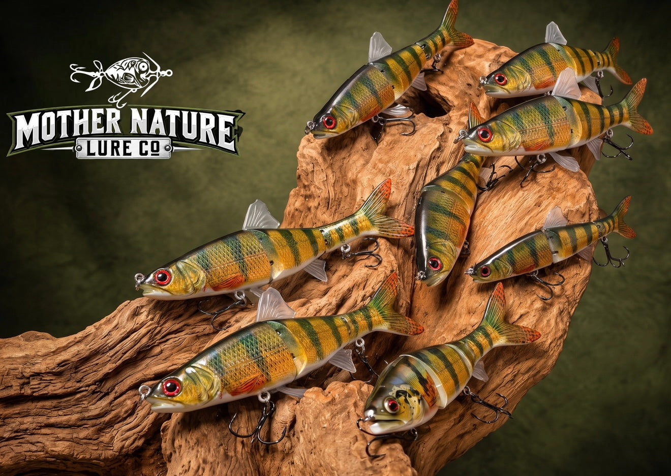 YELLOW PERCH Collage