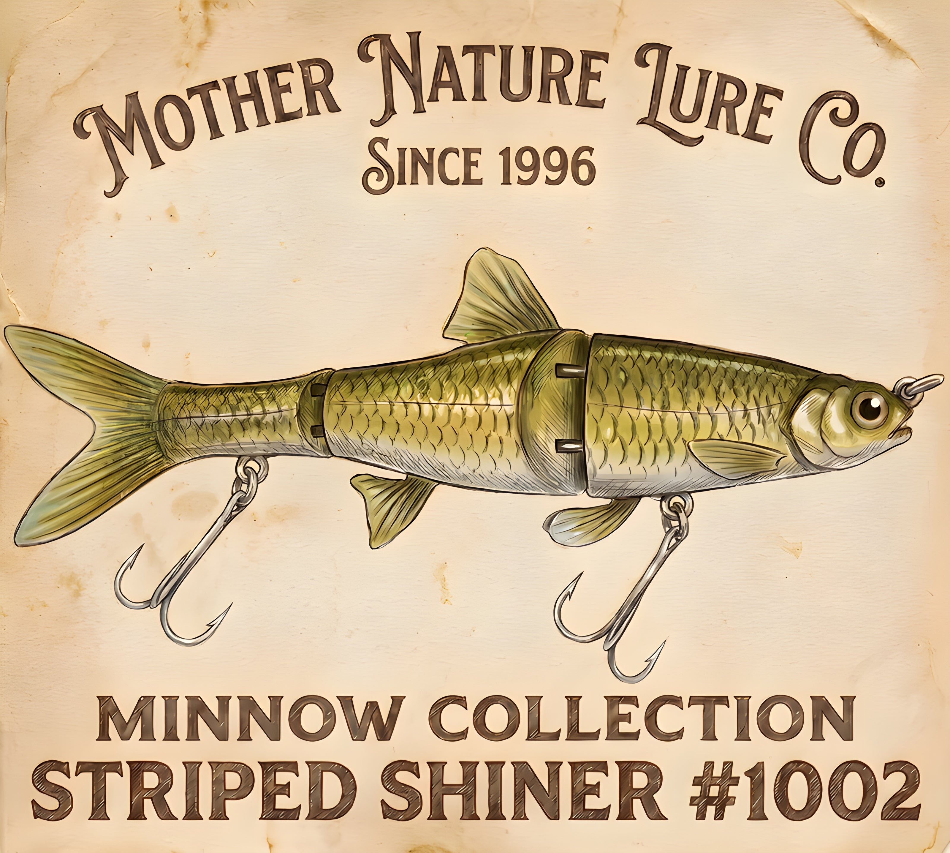Striped Shiner #1002