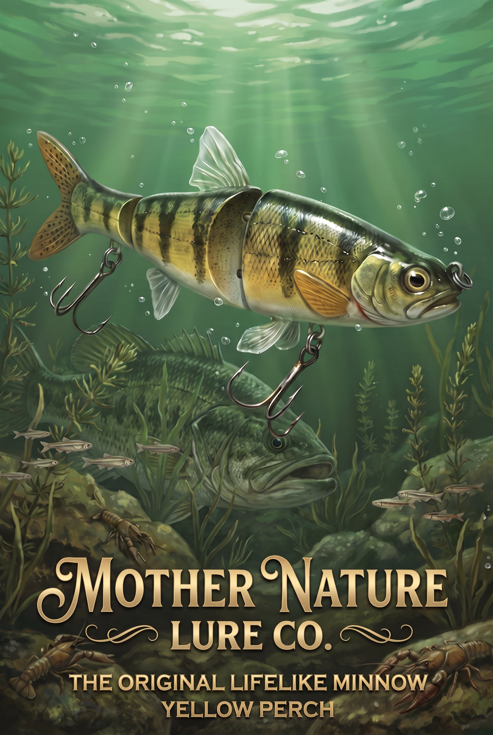 YELLOW PERCH Collage